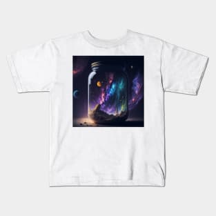 Galaxy in a jar Kids T-Shirt